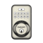 Keyless Entry Electronic Door Lock with Illuminated Antimicrobial Keypad & Security Deadbolt Lock EL1