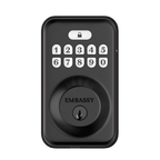 Keyless Entry Electronic Door Lock with Illuminated Antimicrobial Keypad & Security Deadbolt Lock EL1