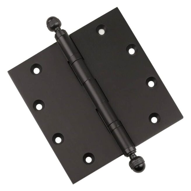 Door Hinge 5 x 5 Inch Solid Brass Ball Bearing – Oil Rubbed Bronze (US10B)