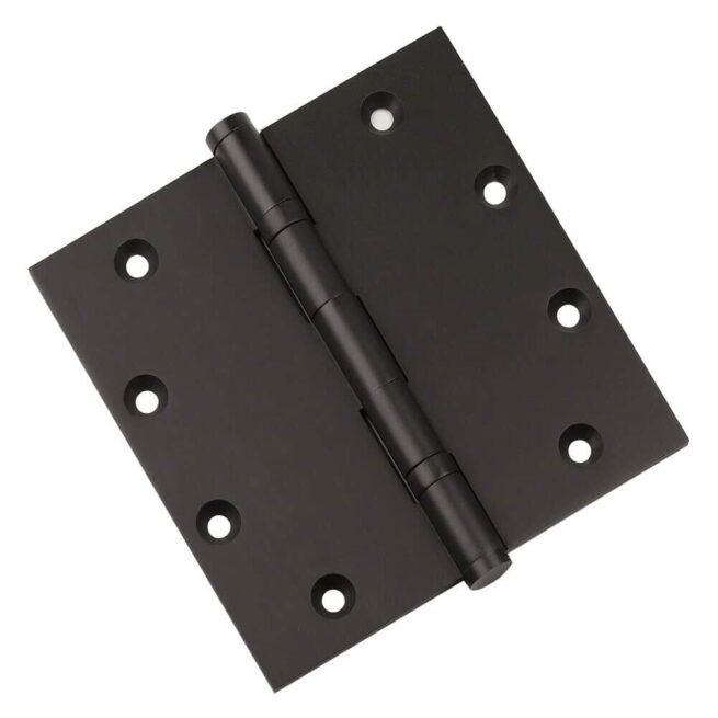 Door Hinge 5 x 5 Inch Solid Brass Ball Bearing – Oil Rubbed Bronze (US10B)