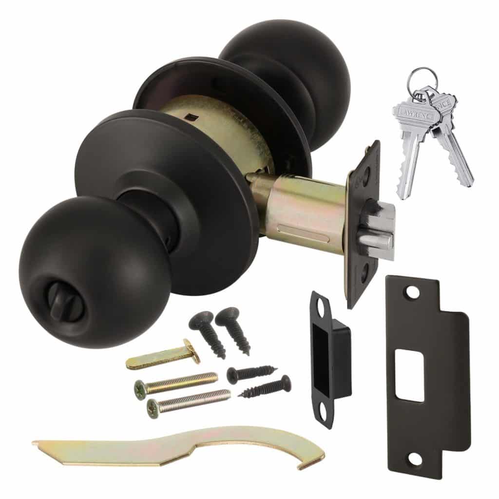 Lawrence Cylindrical Standard Duty Commercial Knob Lockset - Oil Rubbed Bronze