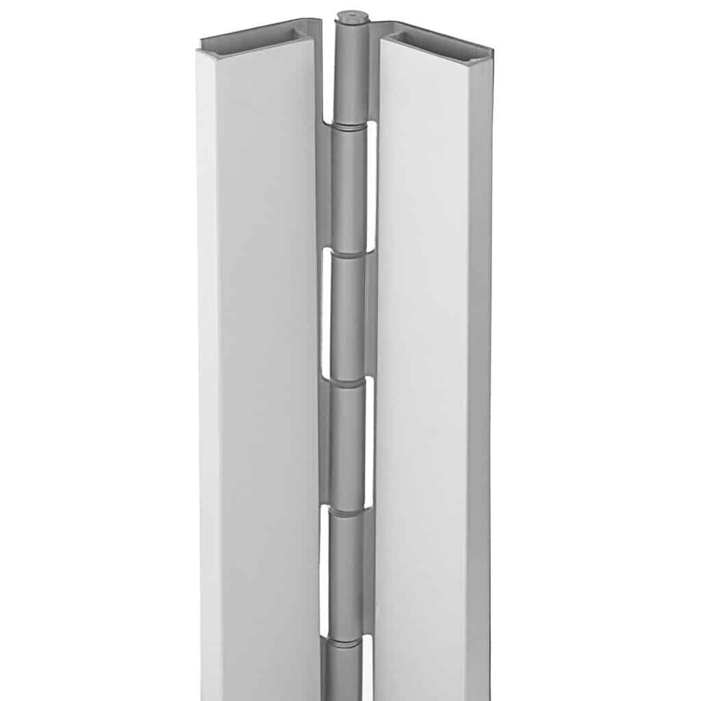Continuous Hinge, Full Surface Pin and Barrel Hinge for 7 ft Doors with High Traffic, Heavy Duty, Stainless Steel (US32D Finish)