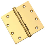 Door Hinge 5 x 5 Inch Solid Brass Ball Bearing – Polished Brass (US3)