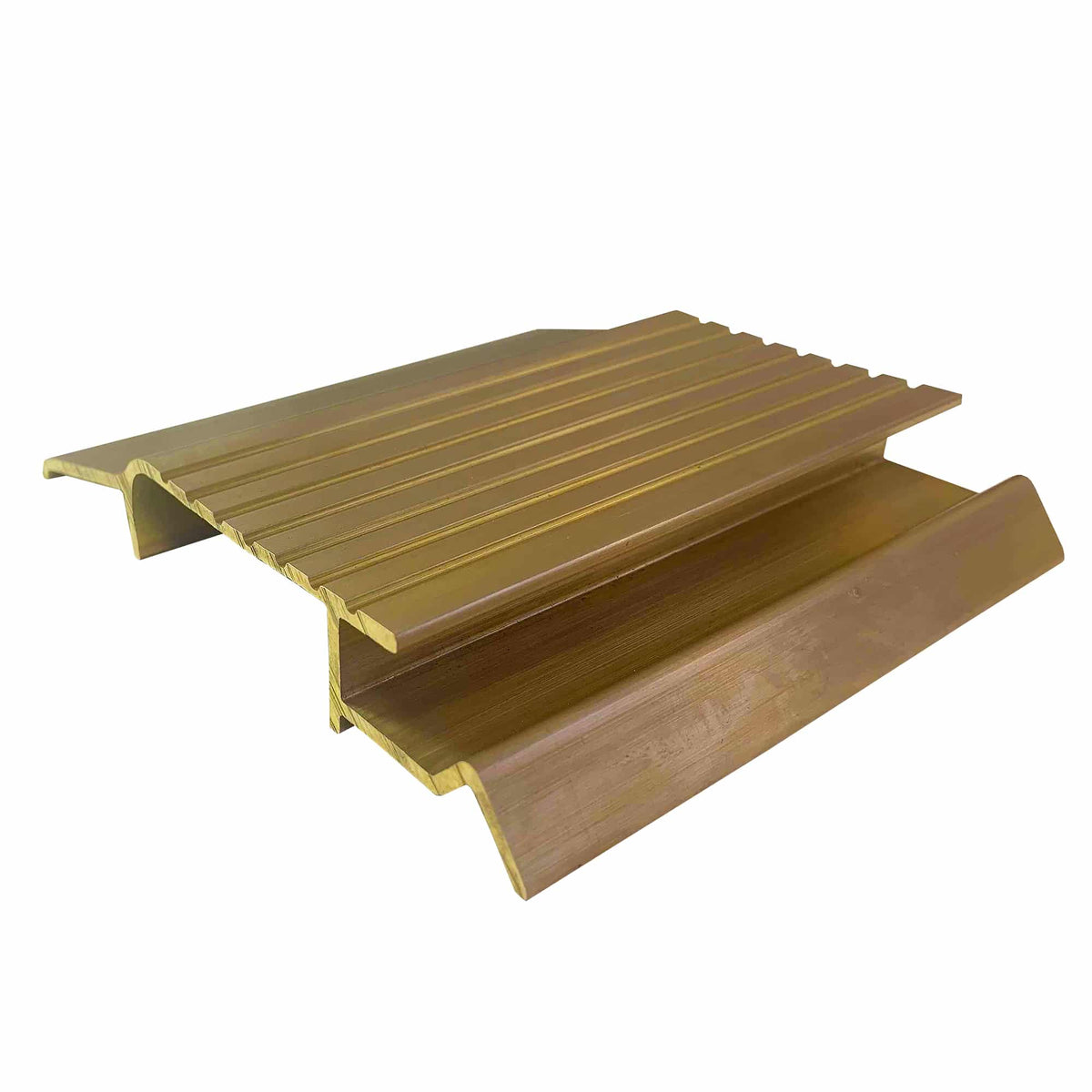 EMBASSY Interlocking Threshold 4-1/2" Width, 1/2" Height, 18" Length, 1/8" Thickness, Architectural Bronze Finish