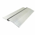 Latching Panic Rabbeted Saddle/Threshold w Silicone Seal - Mill Aluminum - 5" x 1/2" - ADA Compliant