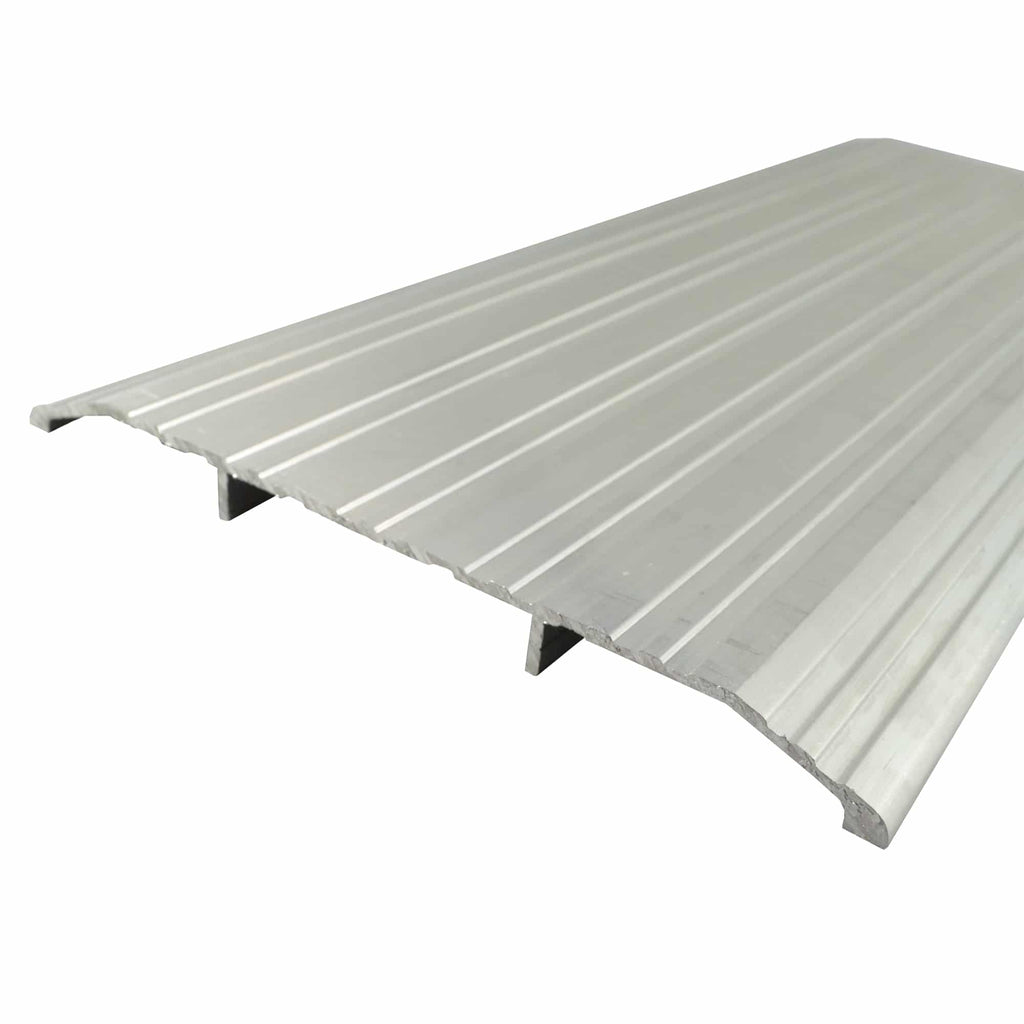 Saddle/Threshold - Mill Aluminum Finish - 7" x 1/2" - Fluted Top - ADA Compliant