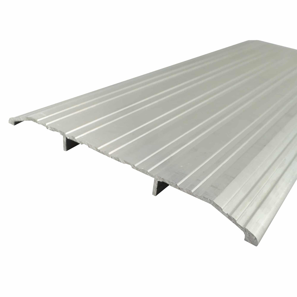 Saddle/Threshold - Mill Aluminum Finish - 7" x 1/2" - Fluted Top - ADA Compliant