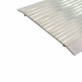 Saddle/Threshold - Mill Aluminum Finish - 8" x 1/4" - Fluted Top - ADA Compliant