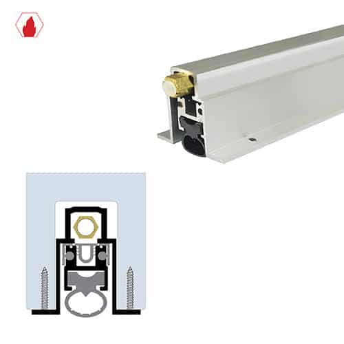 Automatic Door Bottom, Heavy Duty, Concealed - Neoprene Gasket - max 1" Drop