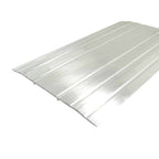 Saddle/Threshold - Mill Aluminum Finish - 7" x 1/4" - Fluted Top - ADA Compliant