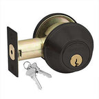 Single Cylinder Commercial Deadbolt Matte Black