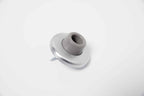 Door Stop, Wall Mounted, Concave, 1” Projection, Mounted through the Rubber