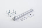 Door Bolt, Solid Brass, Strapless Surface Mounted, with Top and Bottom Strikes
