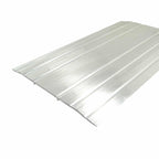 Saddle/Threshold - Mill Aluminum Finish - 7" x 1/4" - Fluted Top - ADA Compliant