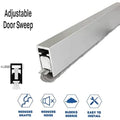Adjustable Brush Door Sweep (Self-Adjusting) - Surface Mounted - Sweep Height of 1/4" (6.4mm)