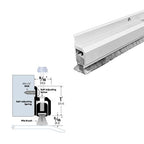 Door Sweep with Adjustable Brush - Surface Mounted - Sweep Height of 5/16" (8.3mm)
