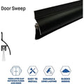 Surface Mounted Rain Drip with Brush Door Sweep - Mounting Thickness of 5/16" (8.0mm)