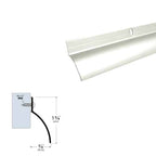 Surface Mounted Rain Drip without Door Sweep - Mounting Thickness of 3/4" (19.05mm)