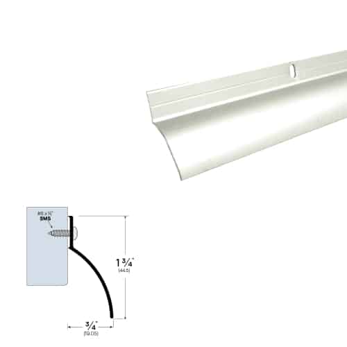 Surface Mounted Rain Drip without Door Sweep - Mounting Thickness of 3/4" (19.05mm)