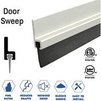 Rubber Door Sweep - Surface Mounted - Fire Rated - Sweep Height of 3/8" (9.5mm)