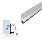 Brush Door Sweep - Surface Mounted - Easy installation - Sweep Height of 1/2" (12.7mm)