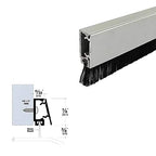 Brush Door Sweep - Surface Mounted - Easy installation - Sweep Height of 3/8" (9.5mm)
