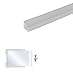 Plastic Weatherstripping for 1/2" Glass Doors
