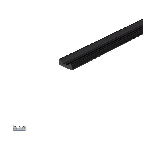 Self-Adhesive Sponge Rubber Weatherstripping - 3/8″ x 1/8″ Black Neoprene