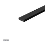 Self-Adhesive Sponge Rubber Weatherstripping - 1/2" x 1/8″ Black Neoprene
