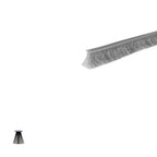 Self-Adhesive Pile Brush Weatherstripping - 3/16" x 3/8"