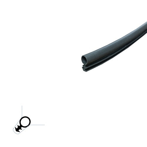 Kerf Frame Weatherstripping with Durable Silicone - 1/4 x 1/4 Circular Bulb Seal