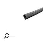 Kerf Frame Weatherstripping with Durable Silicone - 3/8 x 3/8 Circular Bulb Seal