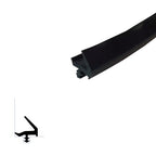 Kerf Frame Weatherstripping with Durable Silicone - 1/4 x 1/4 Large Leaf Seal