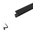 Kerf Frame Weatherstripping with Durable Silicone - 1/2 Large Leaf Seal