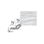 Kerf Frame Weatherstripping with Sponge Rubber - 1/2 x 1/4 Loop Seal