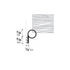 Kerf Frame Weatherstripping with Durable Silicone - 7/16 x 7/16 Round Bulb Seal