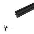 Kerf Frame Weatherstripping with Durable Silicone - 3/8 x 1/4 Twin Blade Seal