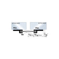 Meeting Stile for Double Active Glass Doors - Nylon Brush - 19/32" Wide Mounting