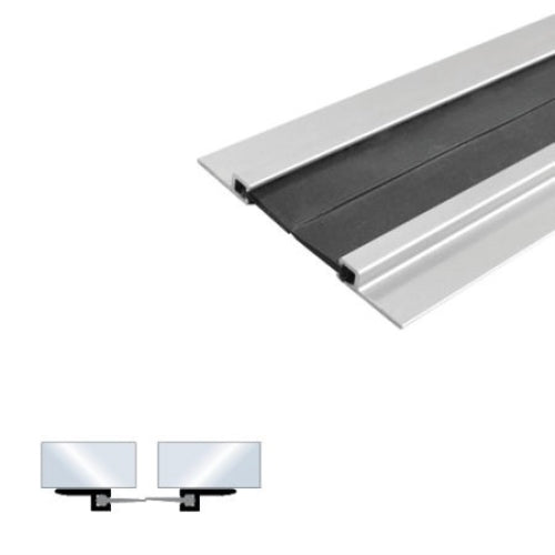 Meeting Stile for Double Active Glass Doors - Neoprene Rubber