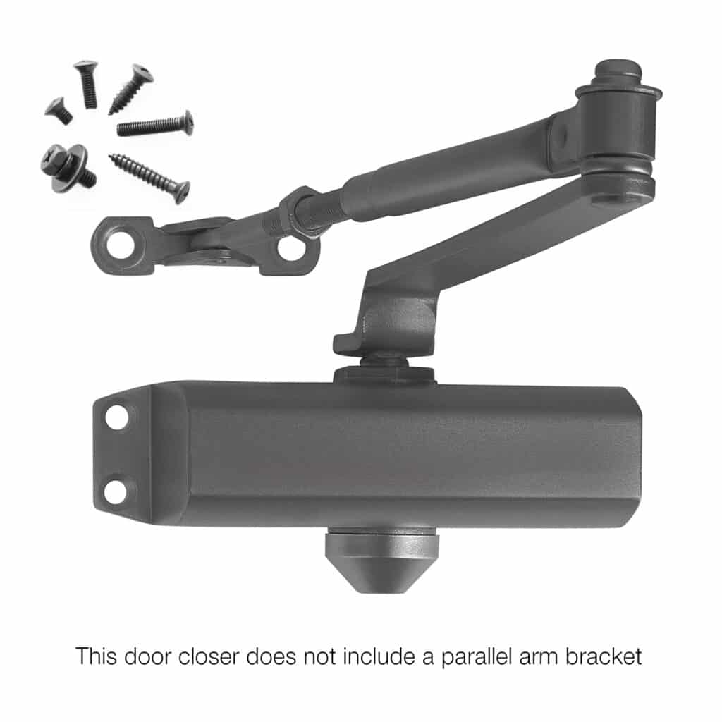 Light Duty Cast Aluminum Door Closer LH302 — Lawrence Hardware EMBASSY Series