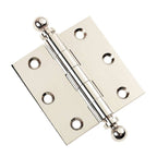 Door Hinge 3 x 3 Solid Brass – Polished Nickel (US14)