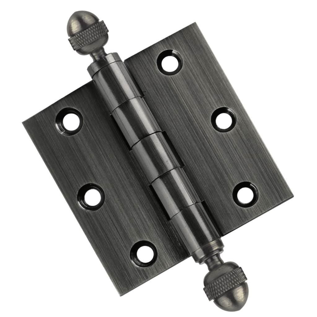 Door Hinge 3 x 3 Solid Brass – Pewter (US17A)