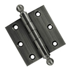 Door Hinge 3 x 3 Solid Brass – Pewter (US17A)