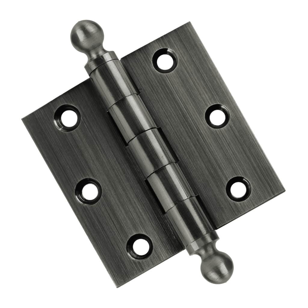 Door Hinge 3 x 3 Solid Brass – Pewter (US17A)