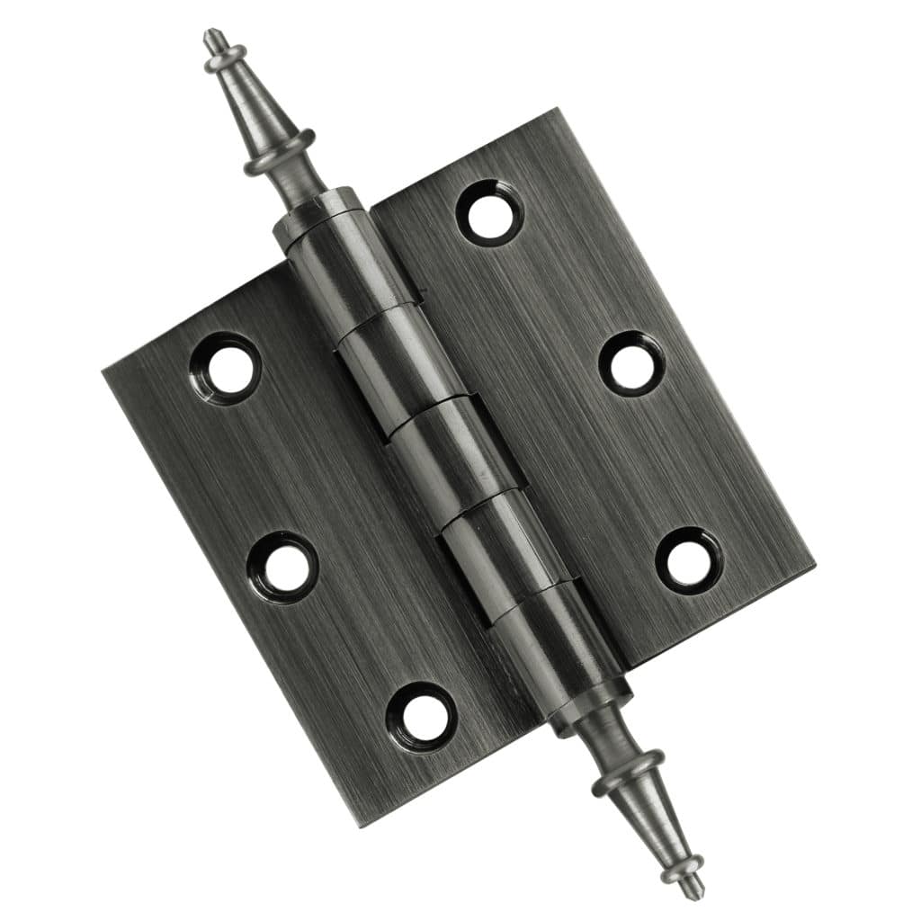 Door Hinge 3 x 3 Solid Brass – Pewter (US17A)