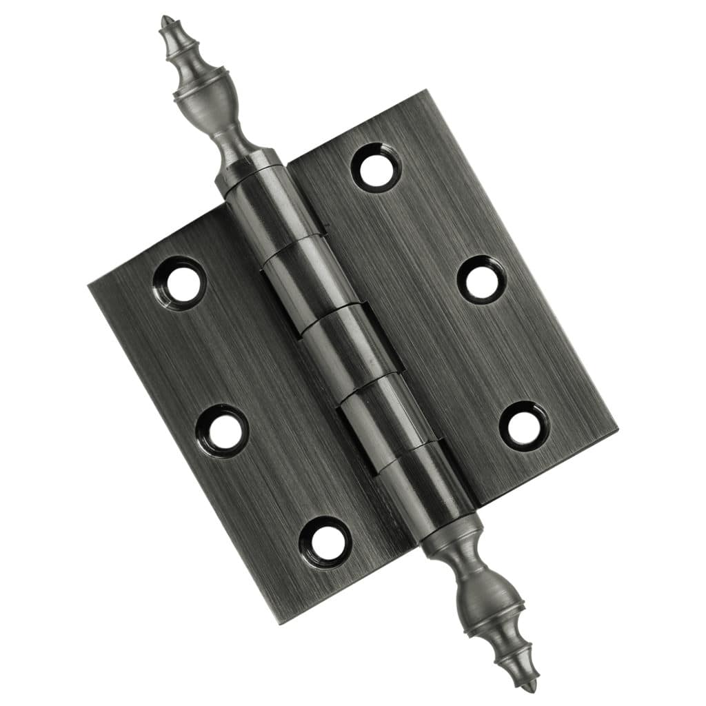Door Hinge 3 x 3 Solid Brass – Pewter (US17A)