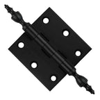 Door Hinge 3 x 3 Solid Brass – Black (US19)