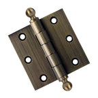 Door Hinge 3 x 3 Solid Brass – Antique Brass (US5)