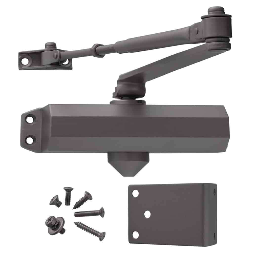 Standard Duty Cast Aluminum Adjustable Door Closer LH303 — Lawrence Hardware EMBASSY Series
