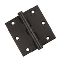 Door Hinge 3.5 x 3.5 Solid Brass Ball Bearing – Oil Rubbed Bronze (US10B)